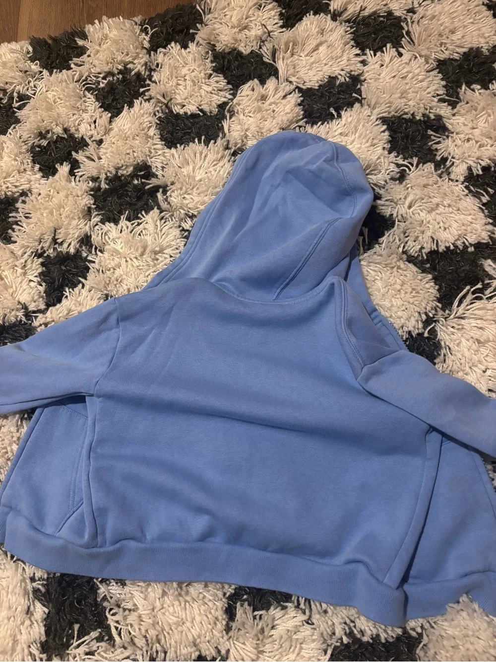 GAP Kids Light Blue Full-Zip Hooded Sweatshirt 4T